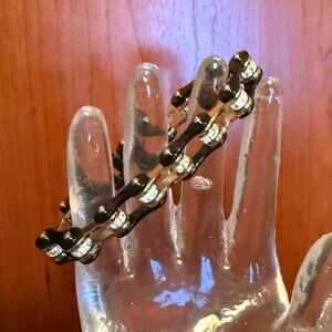 Bracelet- Bike Chain in Stainless steel /Crystals